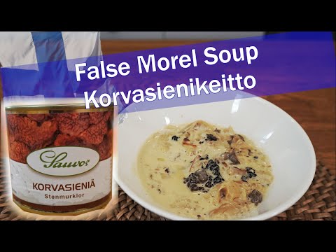 Finnish False Morel Soup | Korvasienikeitto