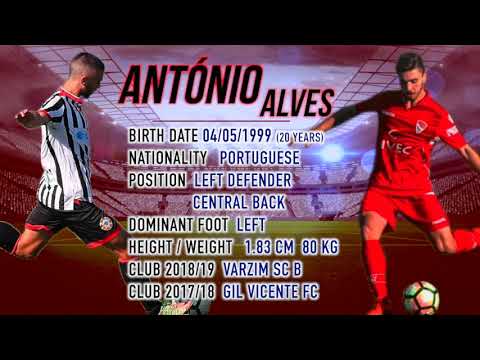António Alves- Left Defender/Central Back