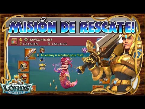 😲 Rally trap vs Gurka666 en Mix! Misión de rescate de B2W! - Lords Mobile ES