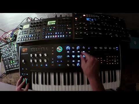 Hail Hydrasynth, with Peak, Digitakt & Digitone
