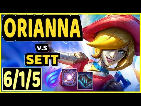 DOINB (ORIANNA) vs SETT - 6/1/5 KDA MID CHALLENGER GAMEPLAY - KR