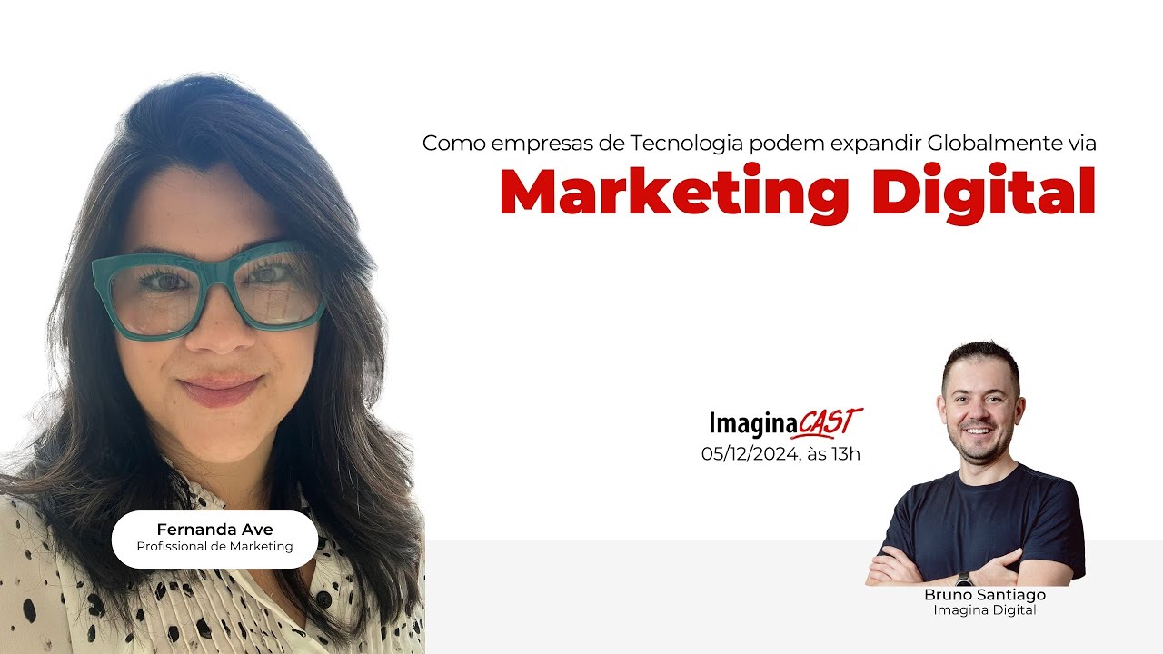Marketing Digital Internacional para empresas de Tecnologia - ImaginaCast 12#