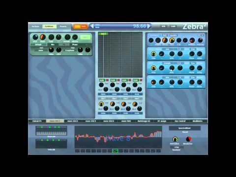 Zebra 2  - Making Dirty Bass Sounds (Dubstep, Electro House, Big Beat) from Scratch w/ zircon