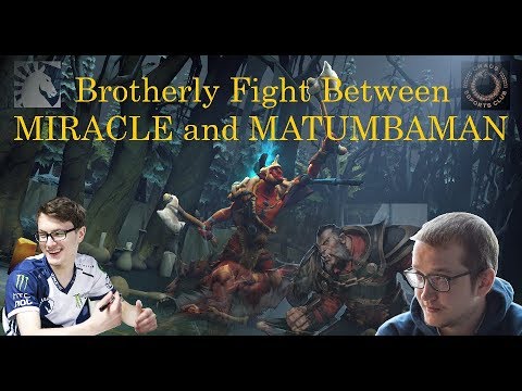 Liquid.Miracle and Chaos.Matumbaman Meet in A Brotherly Match | Dota 2 Pro Gameplay