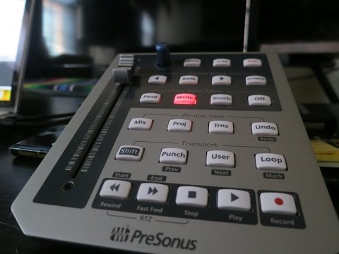 PreSonus Faderport USB DAW Transport Controller with Motorized Fader 2010s - Silver image 3