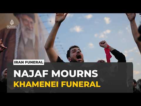 Iran's late supreme leader's funeral: Procession held in Iraq's holy city of Najaf