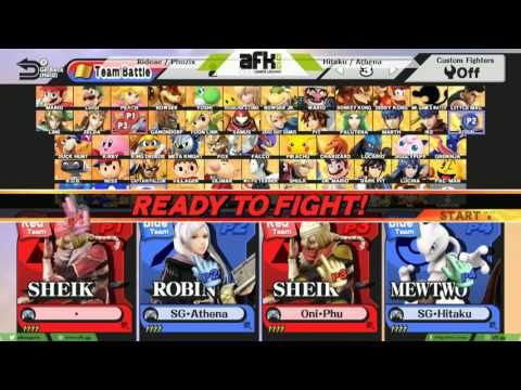 Smash Wii U - Doubles Grand Finals - Rideae and Phuzix vs Athena and Hitaku