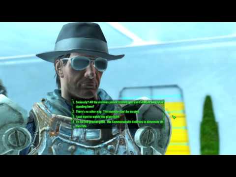 Fallout 4 Speaking to Father, When Destroying the Institute (Passing Speech Checks)