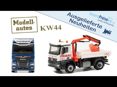 🚚🚒 Eingetroffene Modellauto Neuheiten Herpa und Rietze | KW 44 2022