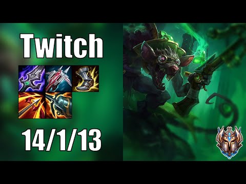 Twitch vs Jhin ADC - Patch 12.11 euw1 CHALLENGER