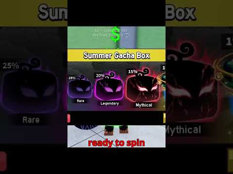 Summer gacha  is coming in bloxfruits🤑 #roblox #bloxfurit #bloxfruitleak