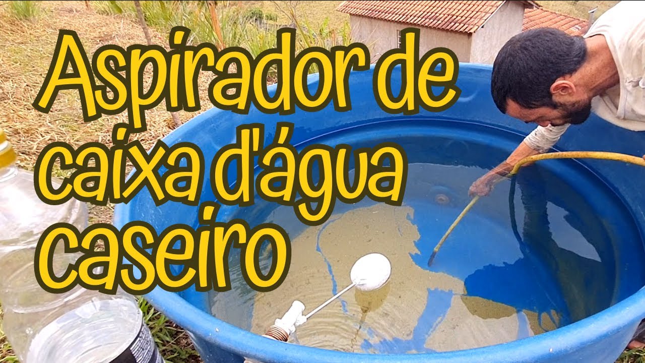 COMO LIMPAR CAIXA D'ÁGUA SEM ESVAZIAR