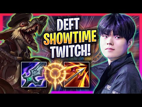 DEFT SHOWTIME WITH TWITCH! - KT Deft Plays Twitch ADC vs Jinx! | Season 2024