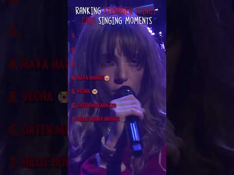 RANKING STRANGER THINGS CAST SINGING MOMENTS 🎶🎤