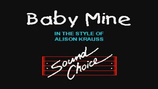Alison Krauss   Baby Mine Karaoke