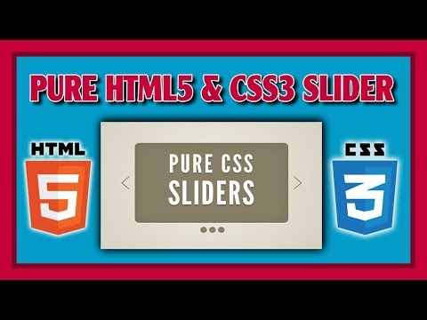 Responsive Full Width Slider Using HTML5 and CSS3 | Pure CSS3 | Slideshow