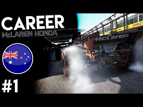 F1 2017 Career Mode Part 1: McLaren Honda RTG