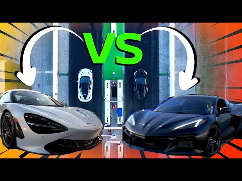 MCLAREN VS CORVETTE??!! A DAY AT THE TRACK WITH RECOIL RACING!