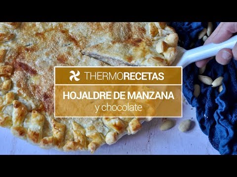 Hojaldre de manzana y chocolate