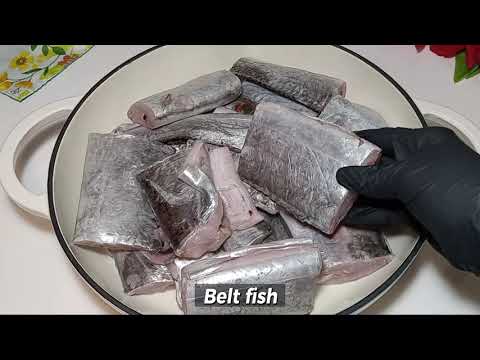 Fried Ribbon Fish recipe. EASY FRIED BELT FISH | FRIED METALLIC FISH || RIBBON FISH | PAN FRIED FISH
