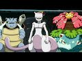 Mewtwo VS Ash Trainers Venusaur Blastoise Charizard VS Clone Pokemon The Movie 720p