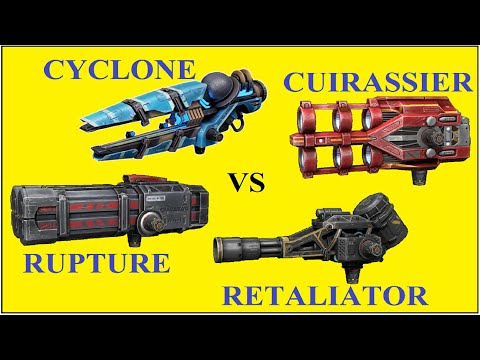 Which is the best Beta weapon for titans including CYCLONE war robots test server