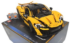 LEGO Technic 42172 McLaren P1 Unboxing, Build and Full RC Mod Control Doors and Spoiler (4K)