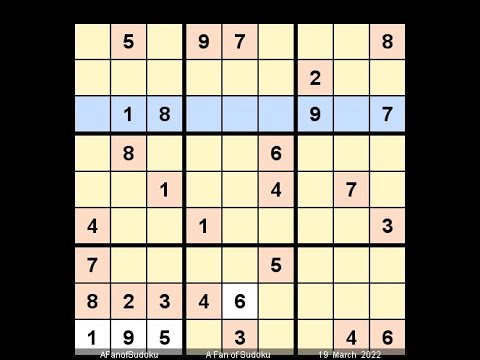 How to Solve The Hindu Sudoku Hard March 19, 2022