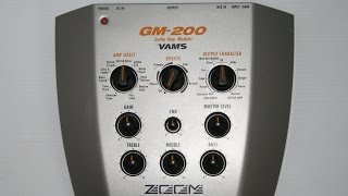 Video thumbnail for ZOOM GUITAR AMP MODELER GM-200 - The Real AMP box Rough Sound Check by Gear For Guitars