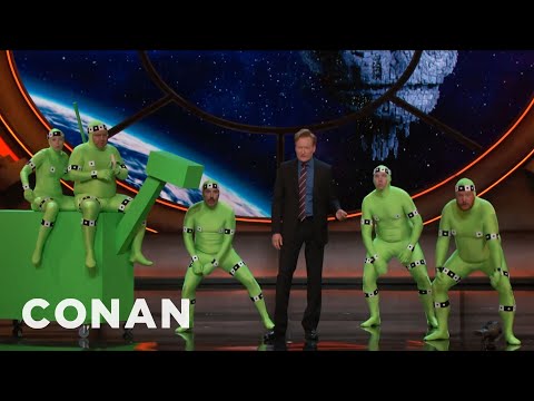 The Invasion Of The Pre-CGI Apes  - CONAN on TBS