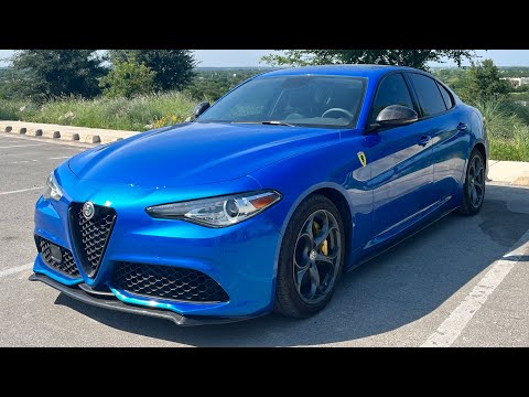 Alfa Romeo Giulia carbon fiber splitter side skirts install