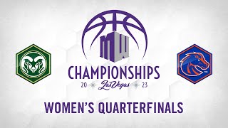 HIGHLIGHTS: #6 Boise State vs #3 Colorado State Women's Basketball 3/6/23
