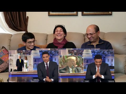Trump Takes India | The Daily Show with Trevor Noah | American Indians REACTION !! Video