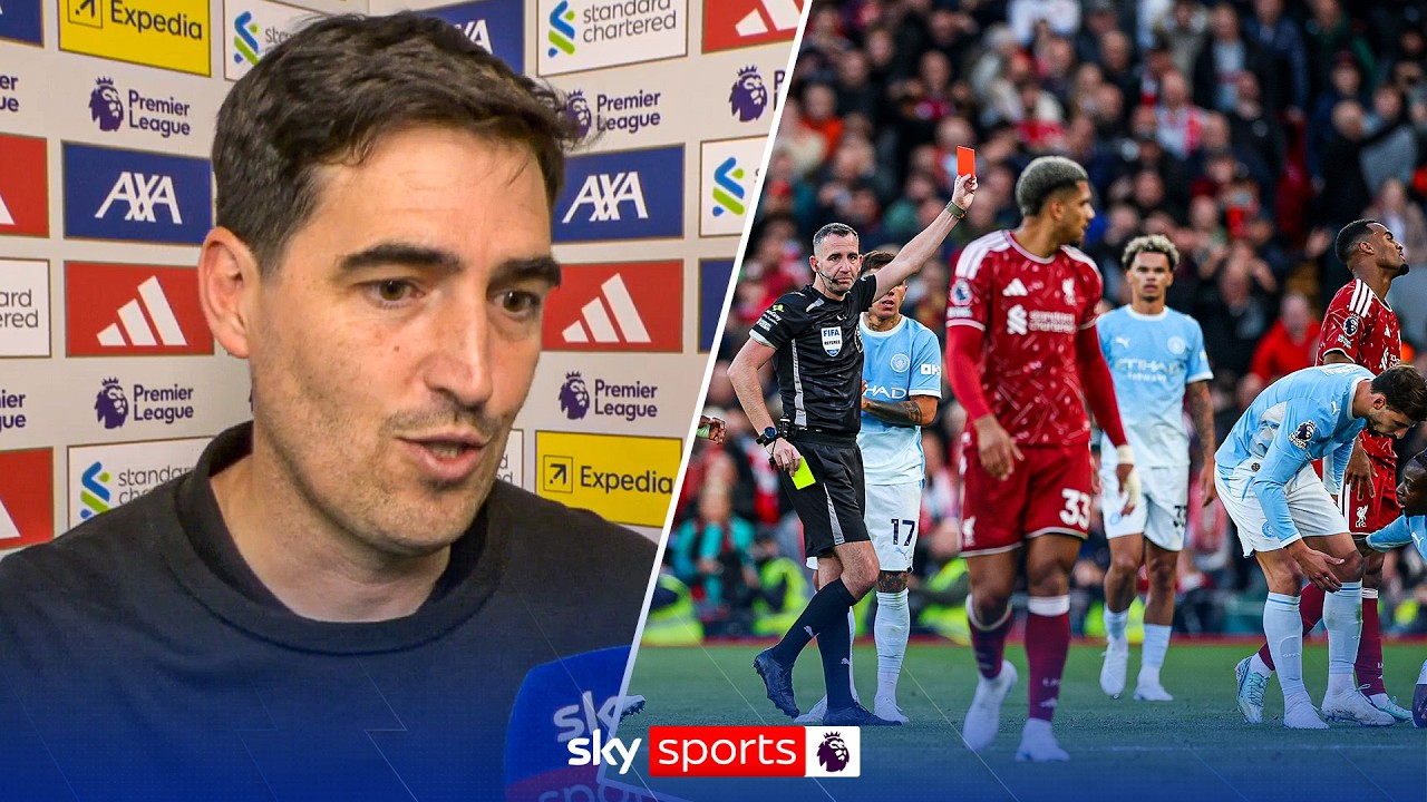"He wasn't even going to call a foul!" | Iraola on Gravenberch red card after Liverpool lose to City