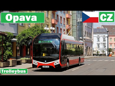 🇨🇿 OPAVA TROLLEYBUS 2020 | Trolejbusy v Opavě【4K】