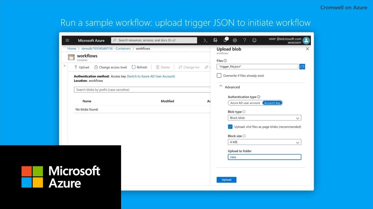 How to run Cromwell for Scientific Workflows on Azure