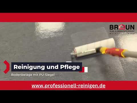 Reinigung und Pflege Bodenbeläge mit PU Siegel (Kurzfassung)