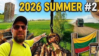 2026 Summer #2. "Varom" be priekabos... Orų permainos... Bunkeris...