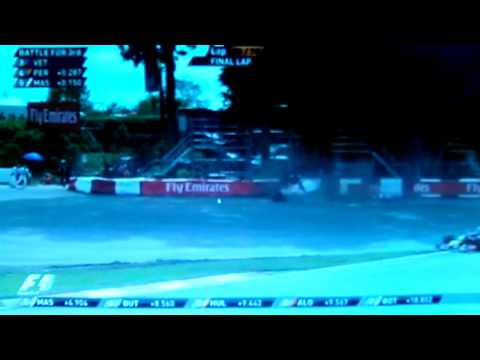 Massa and Perez crash/Canada GP 2014