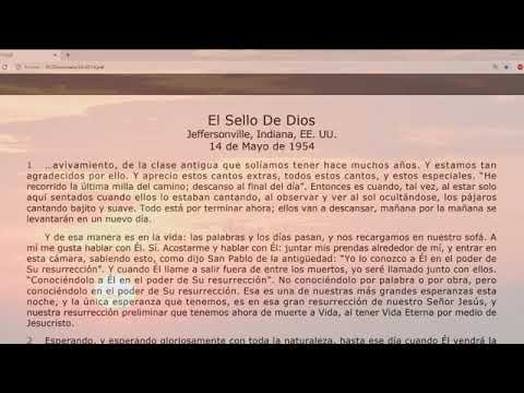 54-0514. El Sello De Dios Hno WILLIAM BRANHAM