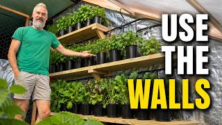 How I Built a Better Greenhouse Growing Wall
