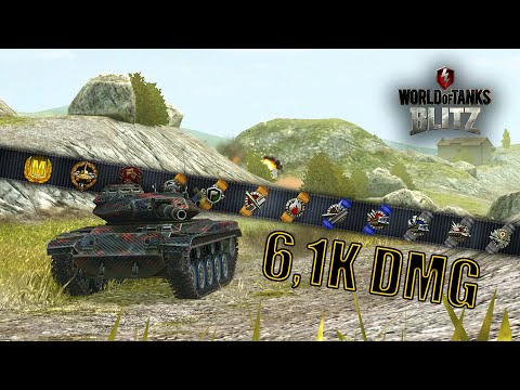 WoT Blitz T49 - 6,1k Damage Record