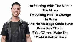 Nick Fradiani - Man In The Mirror Lyrics (American Idol Top 11 Recordings)