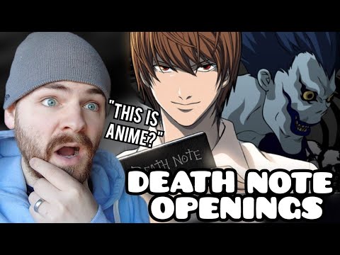 First Time Reacting to "DEATH NOTE Openings & Endings" | Non Anime Fan!