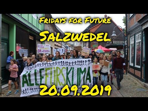 Klimastreik - FRIDAYS FOR FUTURE - Salzwedel 20.09.2019