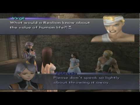 Xenosaga III HD Cutscene 142 - Visiting Virgil (Old Church) - JAPANESE - SWIMSUIT MODE