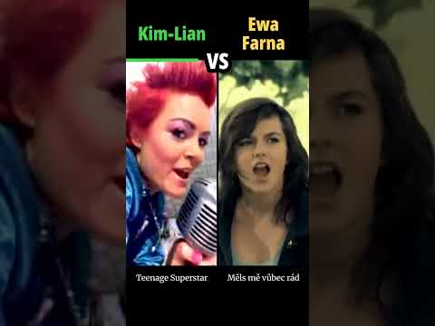 KIM-LIAN vs EWA FARNA - Měls mě vůbec rád / Teenage Superstar - #hudba #shorts #versus