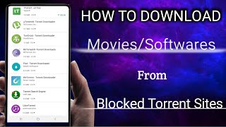 How to download movies/softwares from torrent sites
