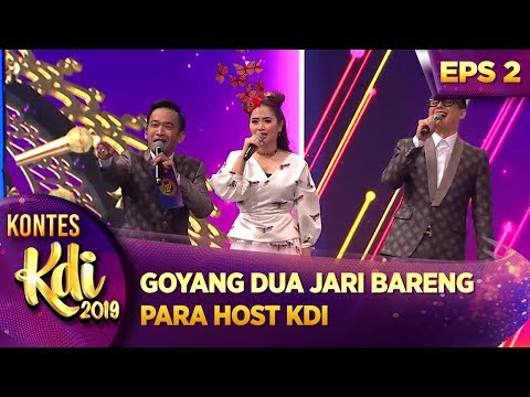 GOYANG DUA JARI BARENG PARA HOST KDI YANG KECE BADAI - KONTES KDI EPS 2 (29/7)