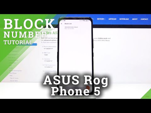 How to Block Number on ASUS ROG Phone 5 – Contact Blacklist